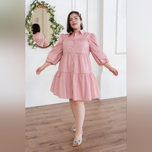 Ivy City Co JoJo Cotton Dress, Size 2X - Picture 4 of 10